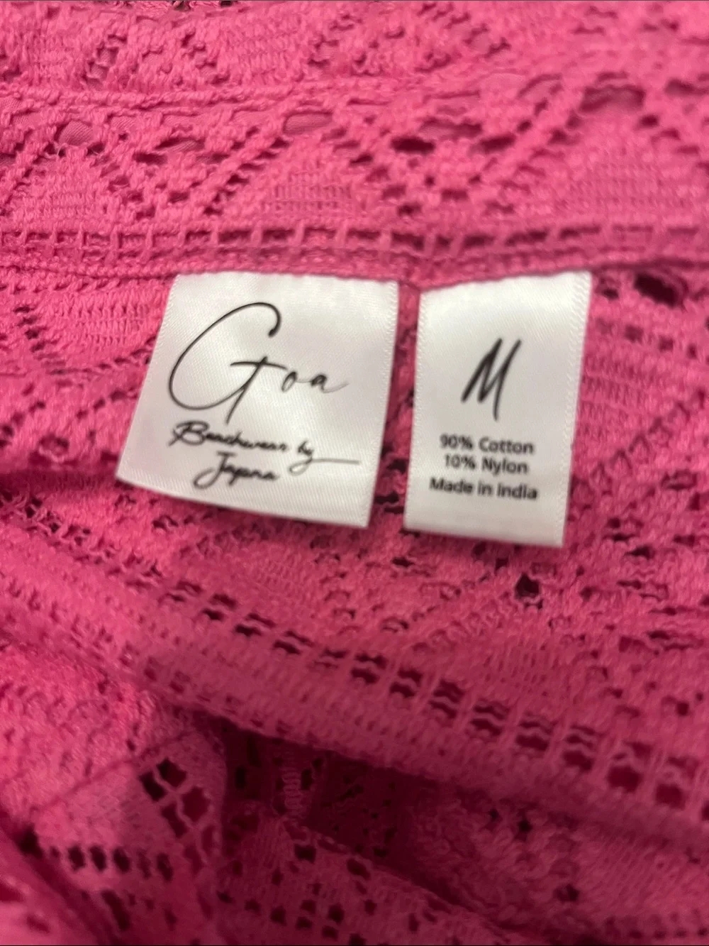 Goa Beachwear‎ by Japra Pink Two-Piece Set, size medium